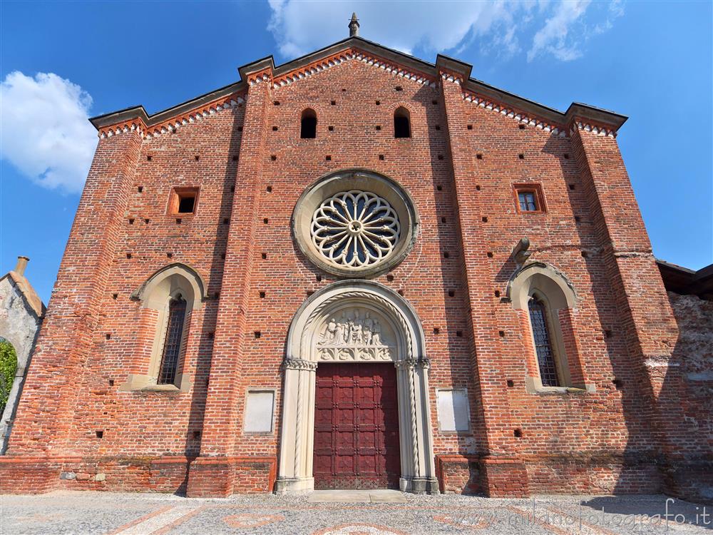 Castiglione Olona (Varese, Italy) - Facade of the Collegiate Church of Saints Stephen and Lawrence